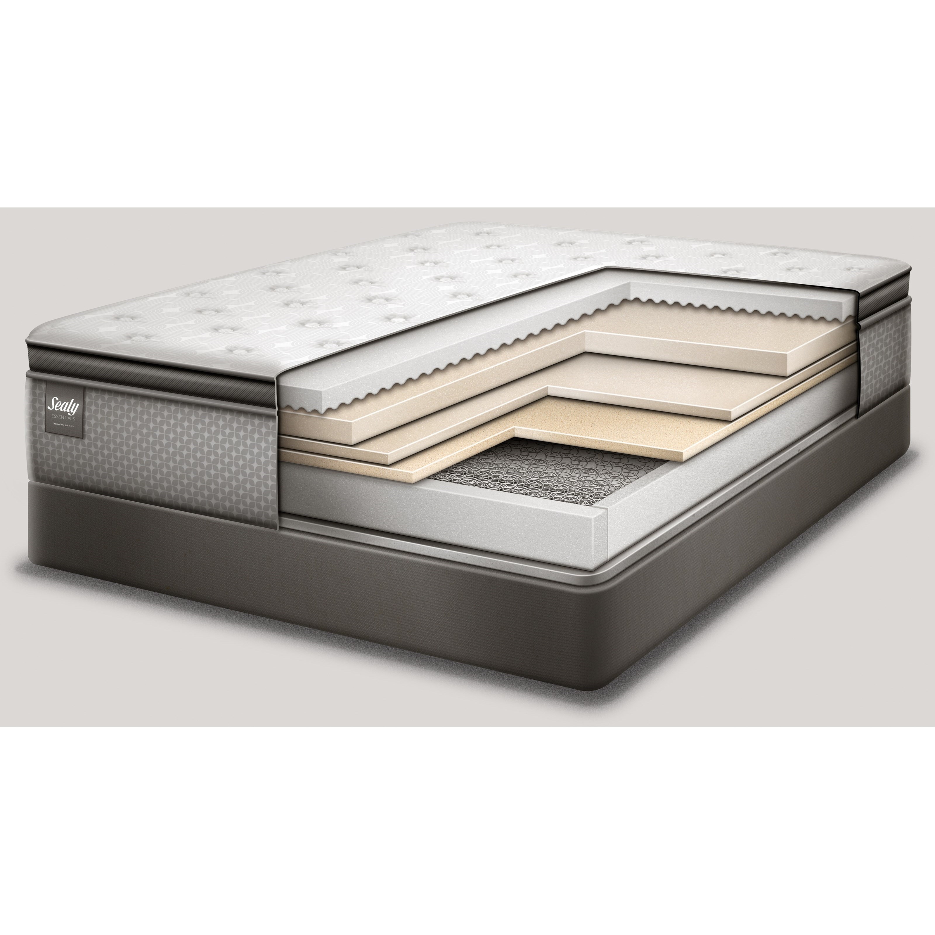 Sealy stablesupport queen low shop profile box spring